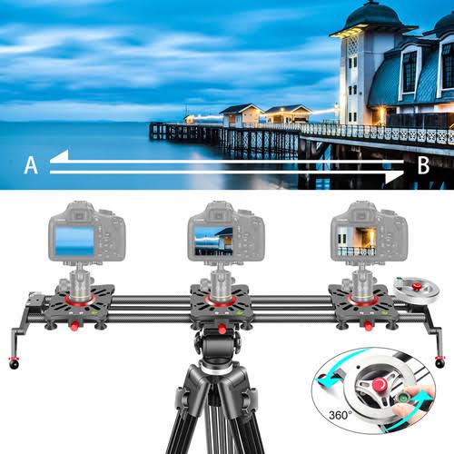 Carbon Fiber Camera Slider with Flywheel K75377