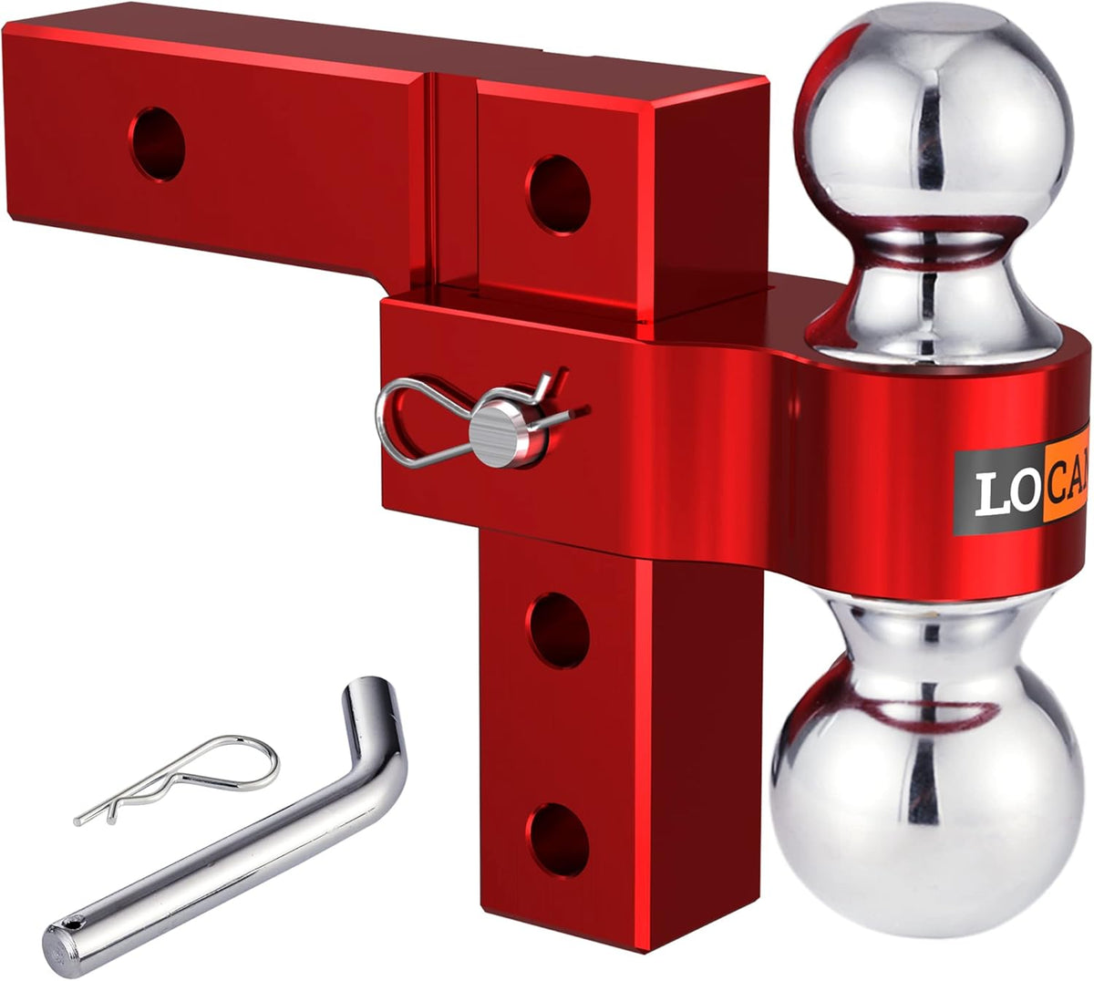 Adjustable Aluminum Trailer Hitch with Double Stainless Steel Pins V5778
