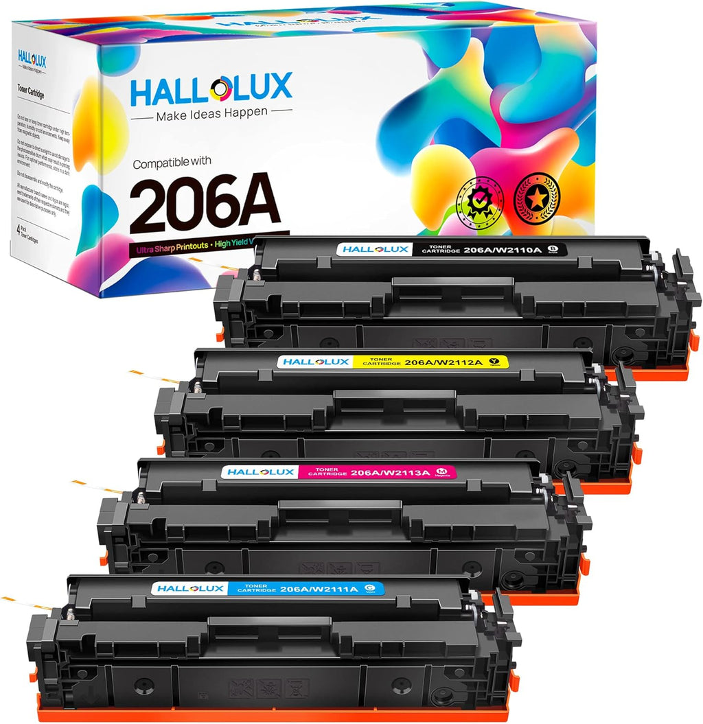 Compatible Toner Cartridge 4 Pack for HP 206A 206X W2110A W2110X N4967