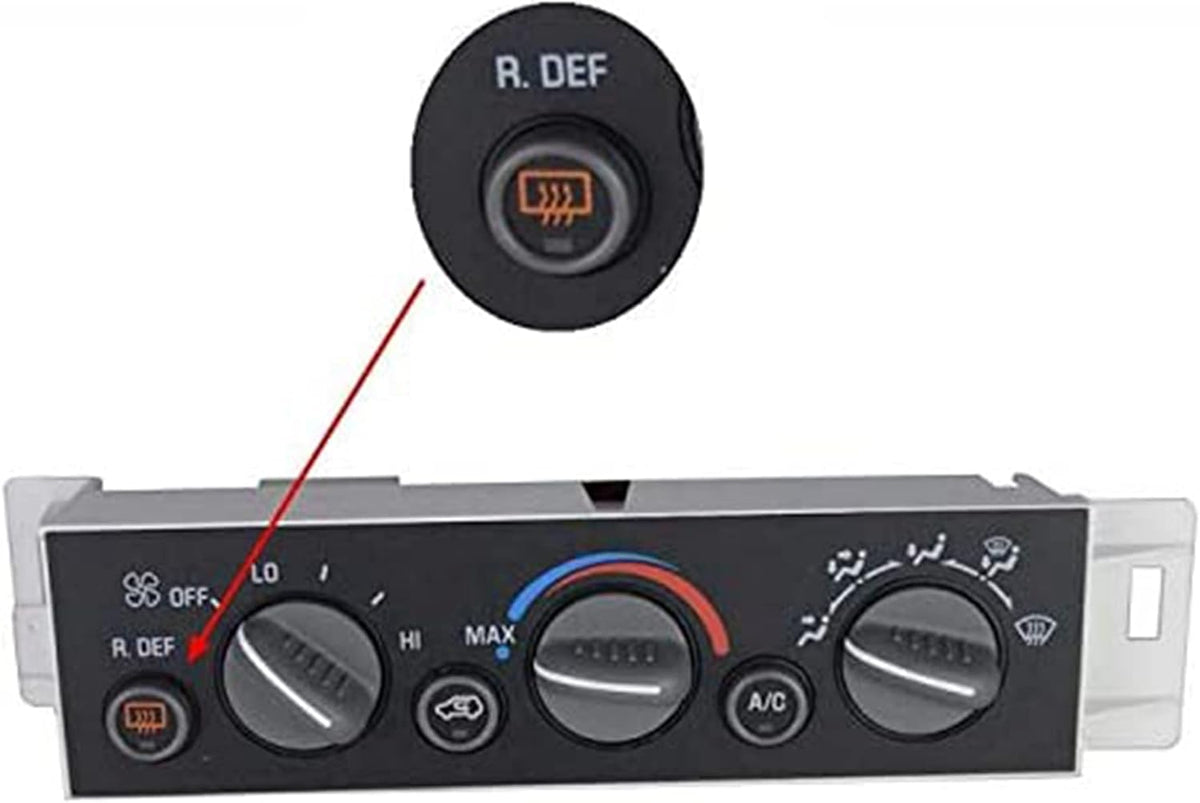 A/C Heater Climate Control Panel with Rear Defogger, Pack of 2 J1151