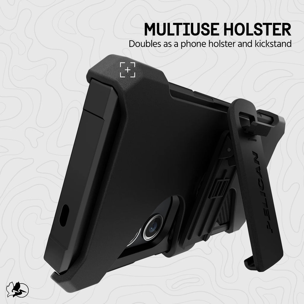 Carbon Samsung Galaxy S24 Case with Belt Clip Holster T991489