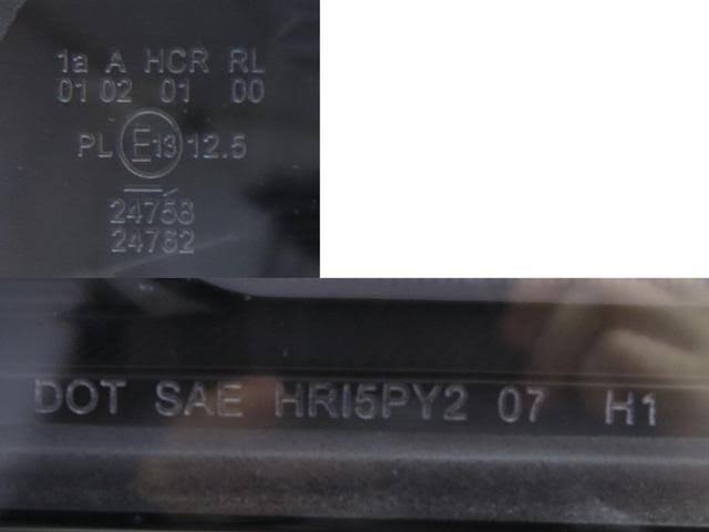 X5 E70 Pre-Facelift SUV LED 3D U-Bar Halogen Headlight Black T6321
