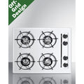 24" LP Gas Cooktop with Four Open Burners and Battery-Start Ignition N591178