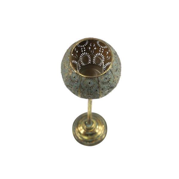 Tall Decorative Pierced Metal Candle Holders (Set of 3) W833419