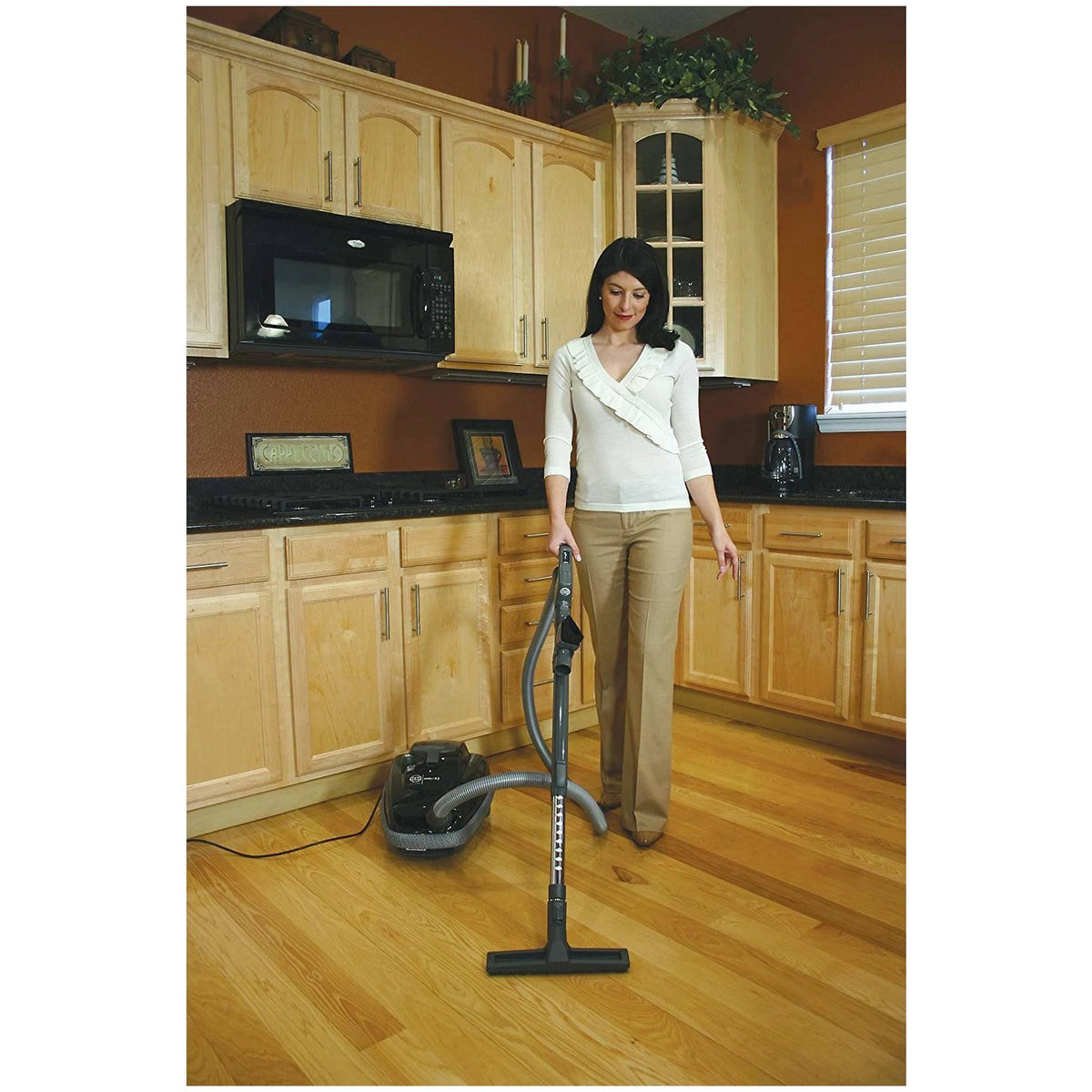 Black Canister Vacuum Cleaner with PowerHead R6098