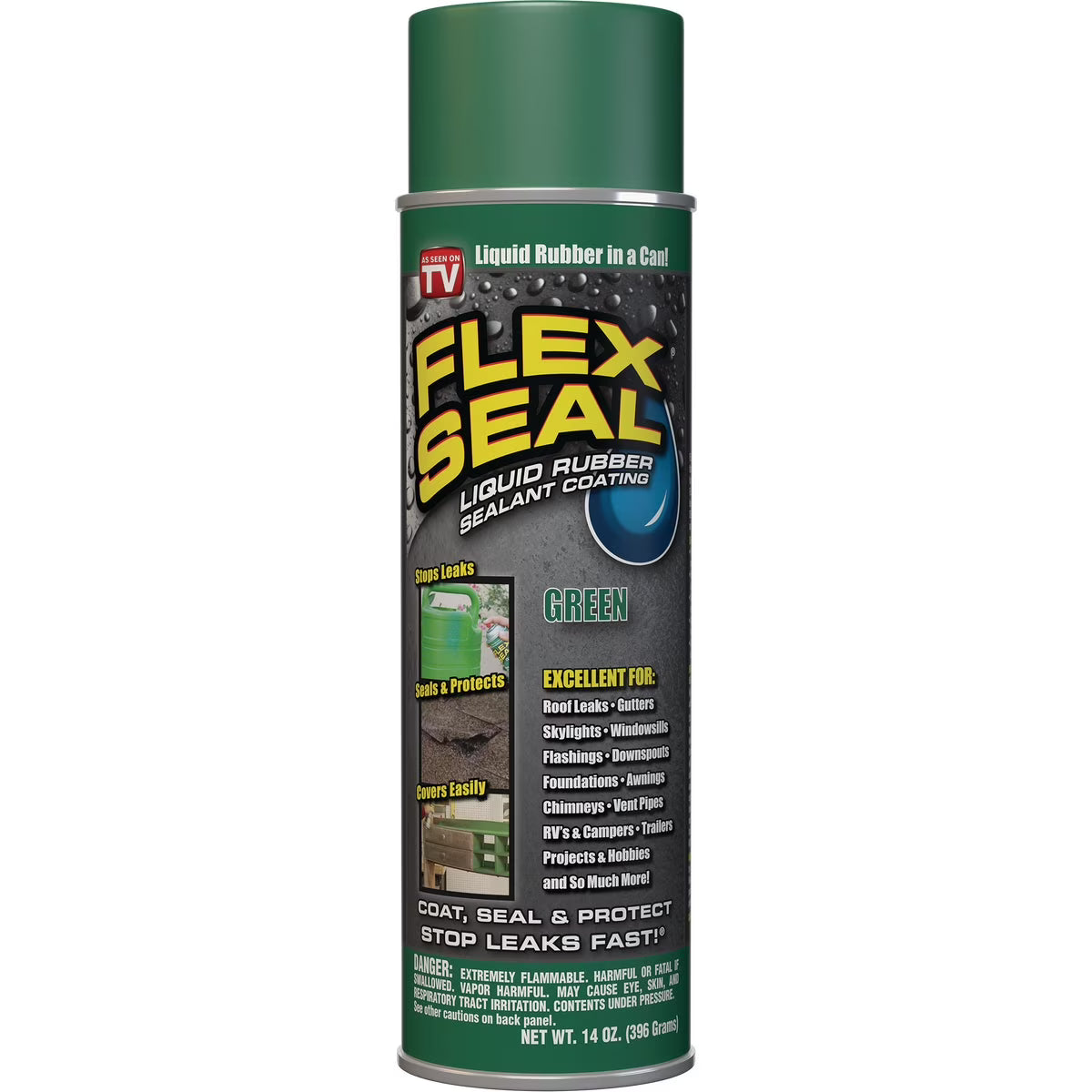 14 oz Green Liquid Rubber Sealant Coating S914