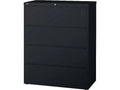 Black 4-Drawer Lateral File Cabinet U15357
