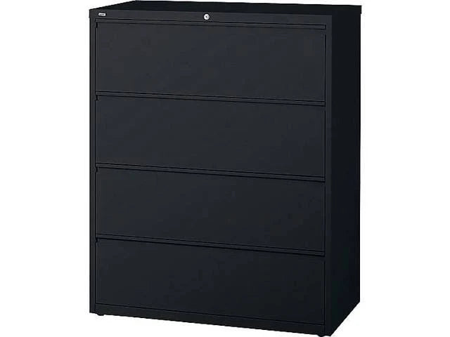 Black 4-Drawer Lateral File Cabinet U15357