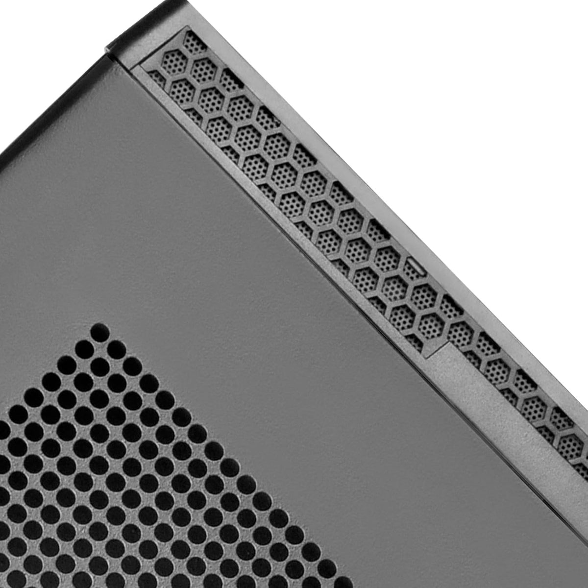 Black Ultra Compact Mini-ITX Computer Case with Mesh Front Panel P38004