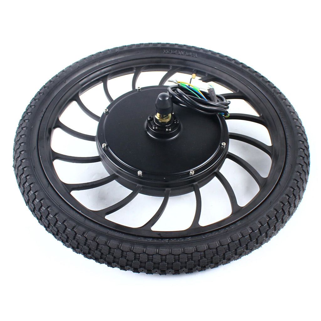 20" E-Bike Front Rear Wheel Conversion Kit Brushless Gearless Hub Motor T766