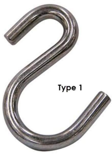 #14 S-Hook ( Qty of 1000 ) W614123