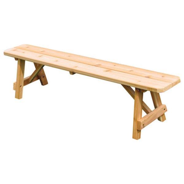Walnut Stain Backless Bench T25031