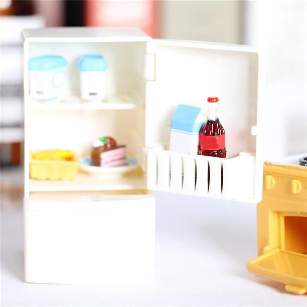 2x 1/12 Scale Dollhouse Miniature Kitchen Cooker Furniture Set D35262