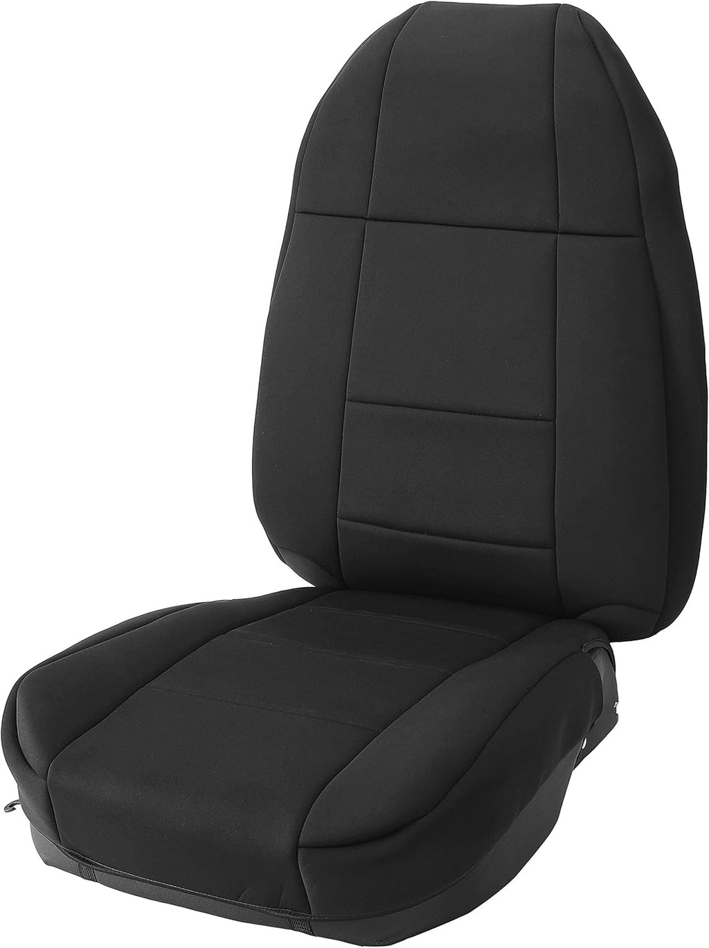 Black Cloth Front and Rear Seat Covers Set D834204