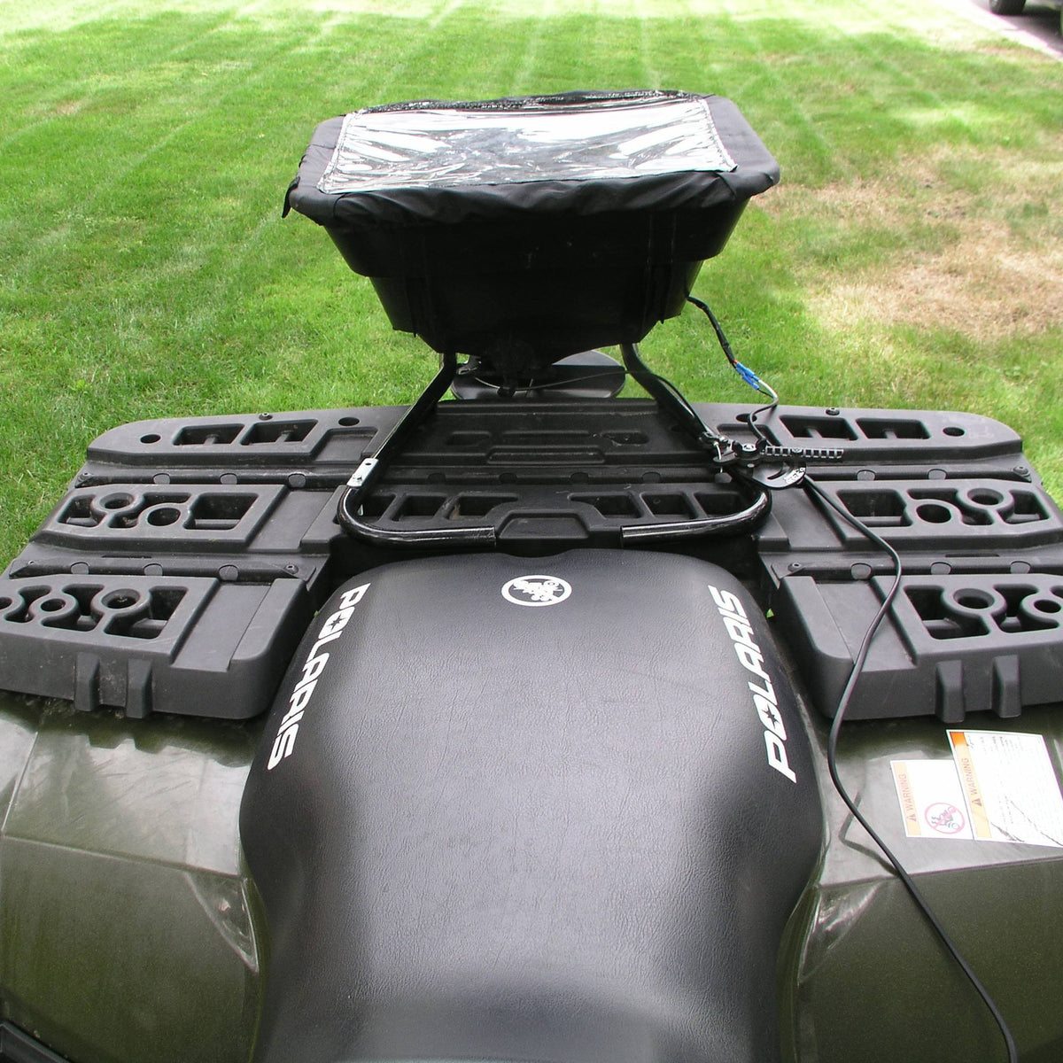 12V ATV Broadcast Seed and Fertilizer Spreader H61226