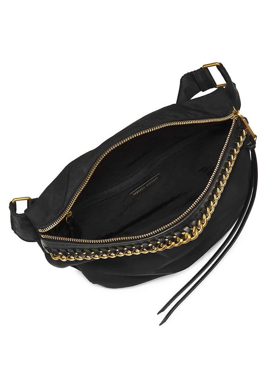Black Nylon Belt Bag S354