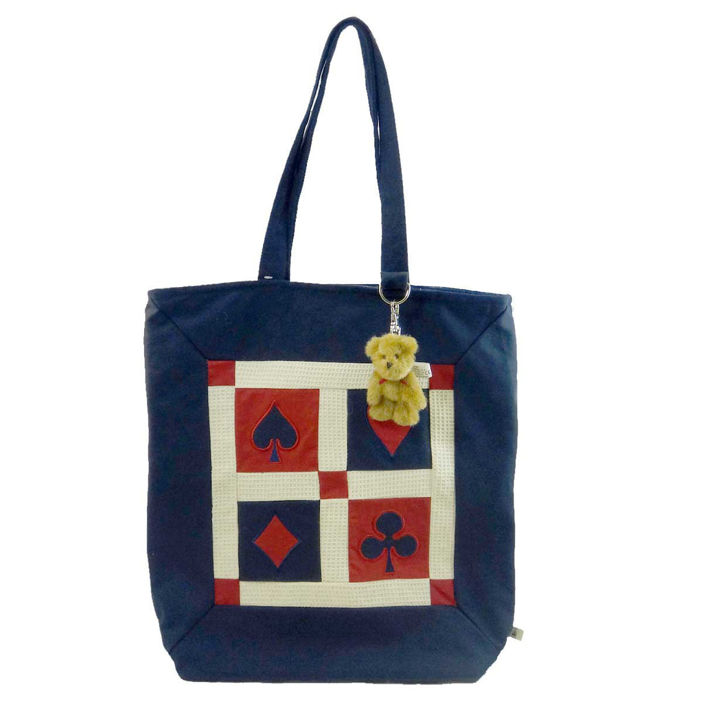 Tic Tac Toe Tote Fabric Americana Accessory Q8984