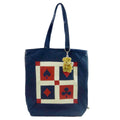 Tic Tac Toe Tote Fabric Americana Accessory Q8984