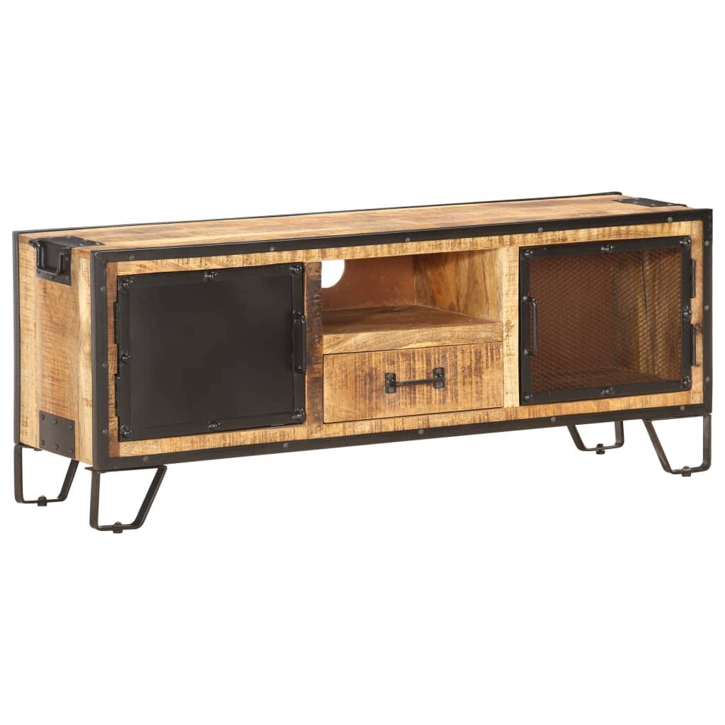 Solid Rough Mango Wood TV Cabinet S776