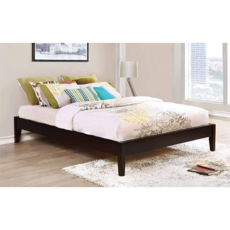 Cappuccino Queen Platform Bed G191