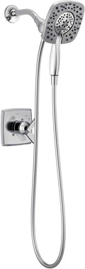Dual-Function Shower Trim Kit with 2-Spray Hand Held Shower Head with Hose, Stainless J991