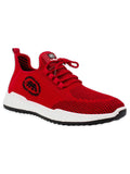 Men's Casual Knit Lace-up Sneaker T877