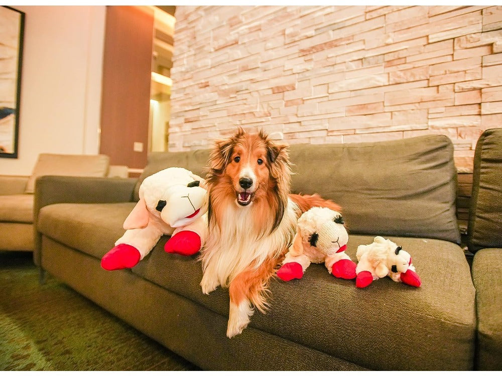 Plush Toy Lambchop Dog Toy for Small Dog Breeds I8238