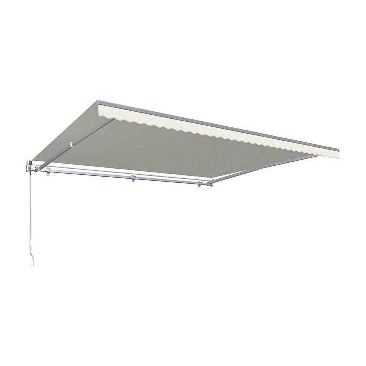 10 ft. Retractable Awning with Remote, Oatmeal - 96 in. Q862680