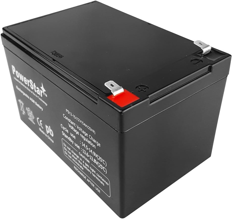 12V 15AH SLA Battery Pack of 2 T3332
