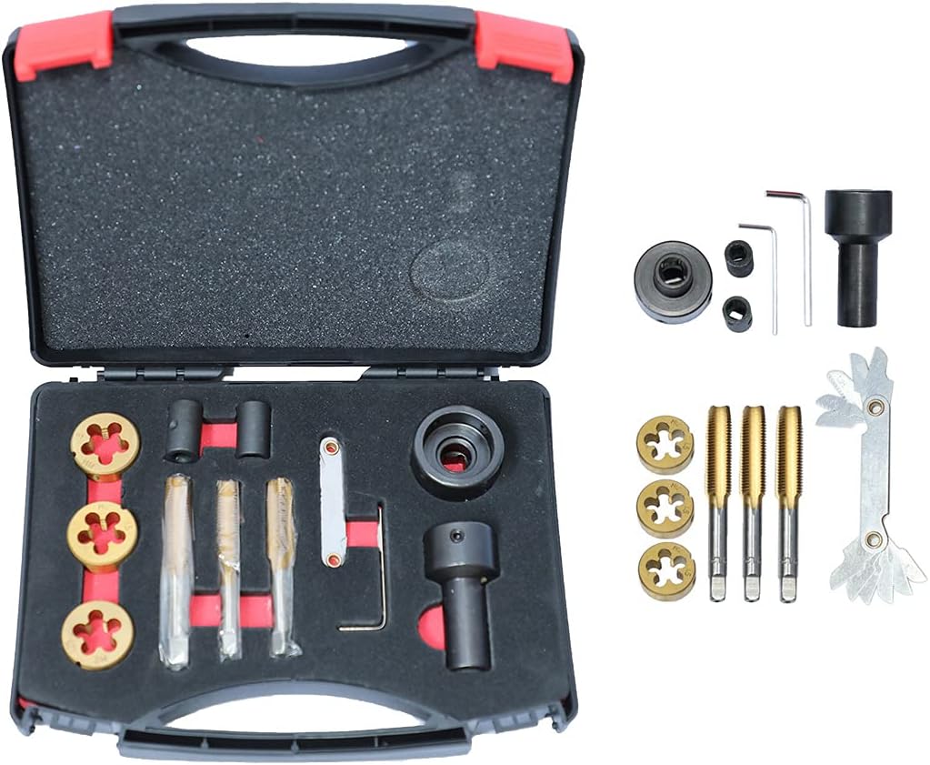 12PC Metric and Standard Tap and Die Set O804