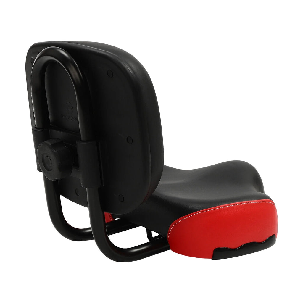 Red/Blue 11.5" x 9.5" Wide Bike Seat with Backrest X693773