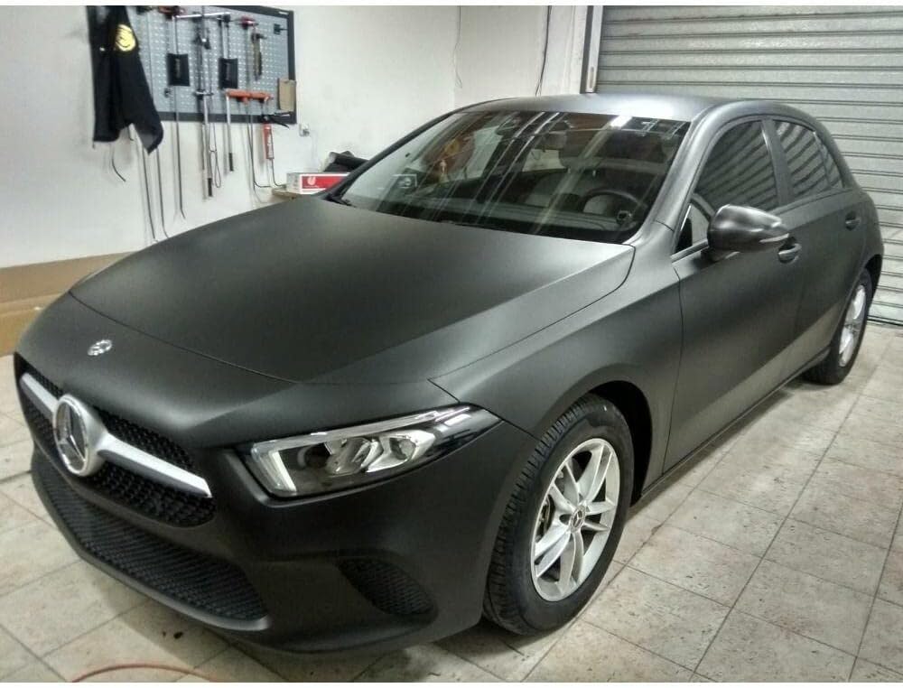 Matte Black 5ft x 3ft Car Wrap Vinyl Film Pack of 2 D56645