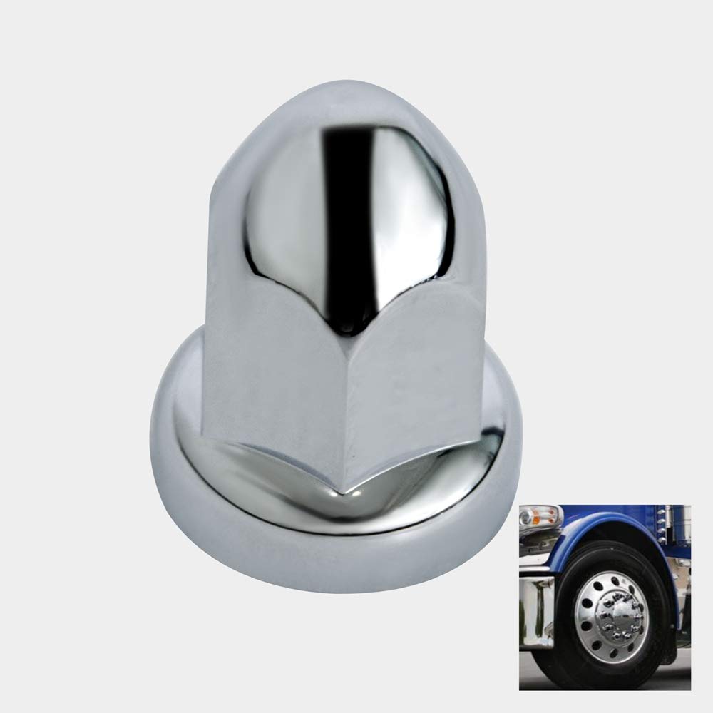 Chrome 33mm Lug Nut Covers, 60pcs with Removal Tool D284314