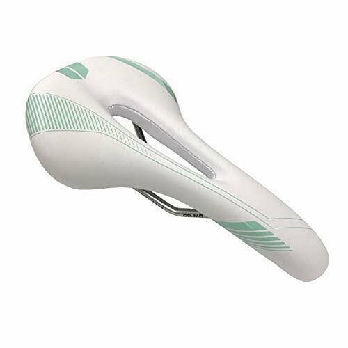Celeste White Bike Saddle E6604