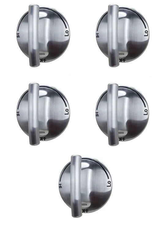 5 Pack Gas Range Cooktop Burner Knob M8691