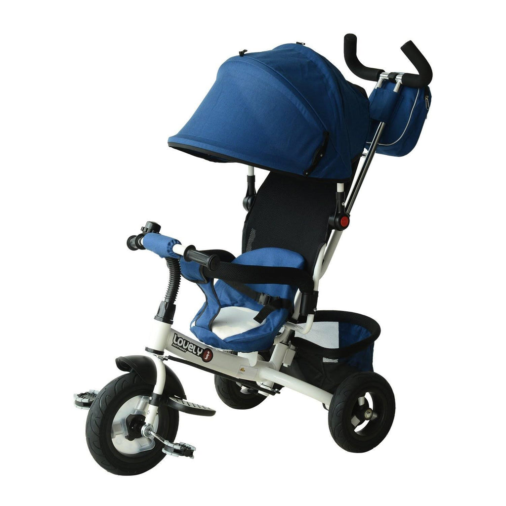 Blue 2 in 1 Lightweight Baby Stroller Tricycle C267918