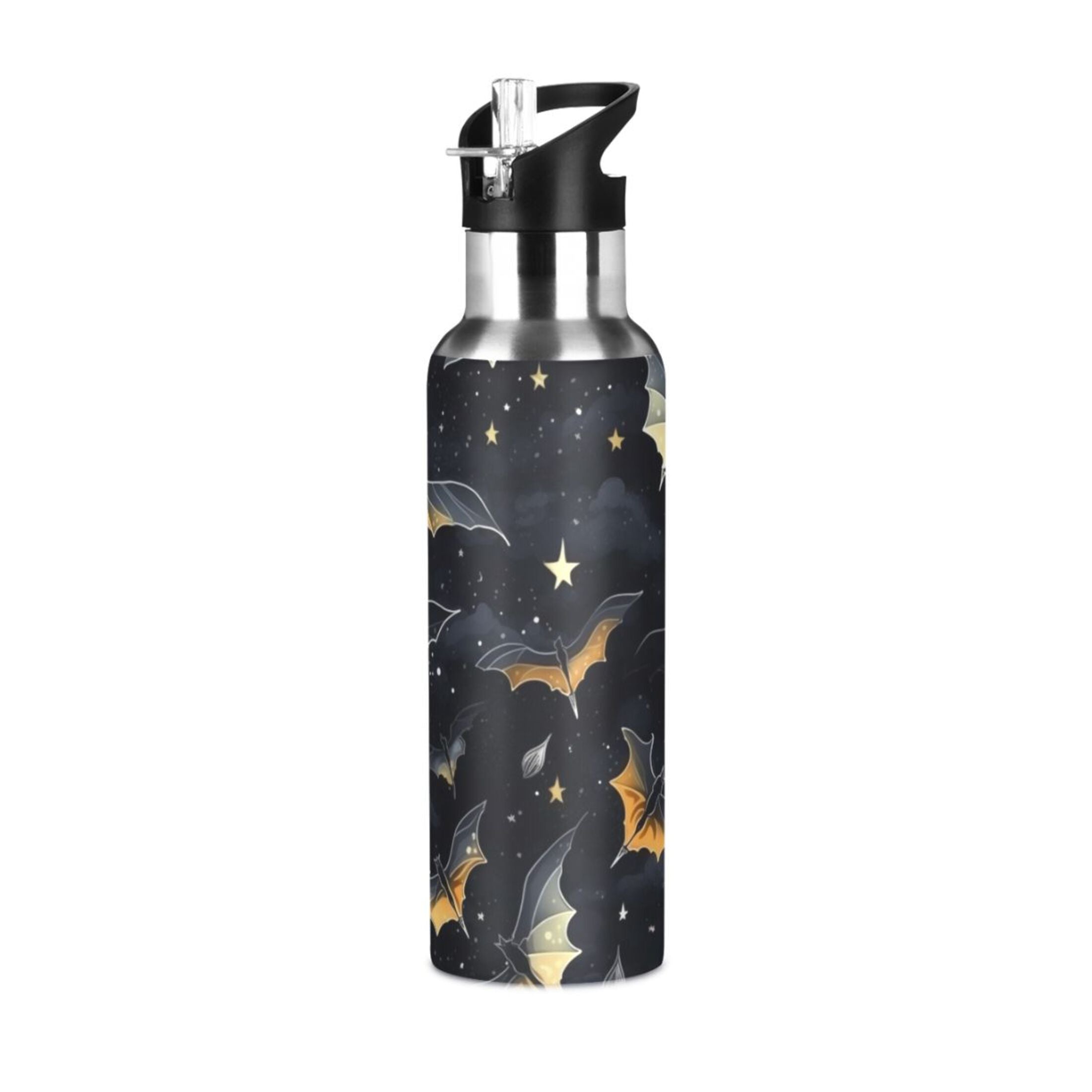 20 oz Insulated Stainless Steel Water Bottle with Straw Lid J265