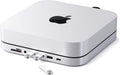 Type-C Aluminum Stand & Hub with USB-C Data Port, Micro/SD Card Readers, USB 3.0 & Headphone Jack Port V178349