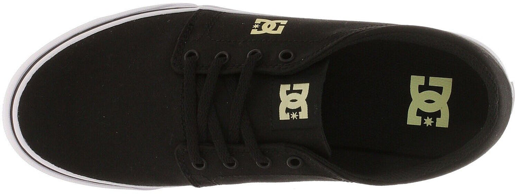 Black Canvas Low Skate Trainers Shoes Size 11.5 V304