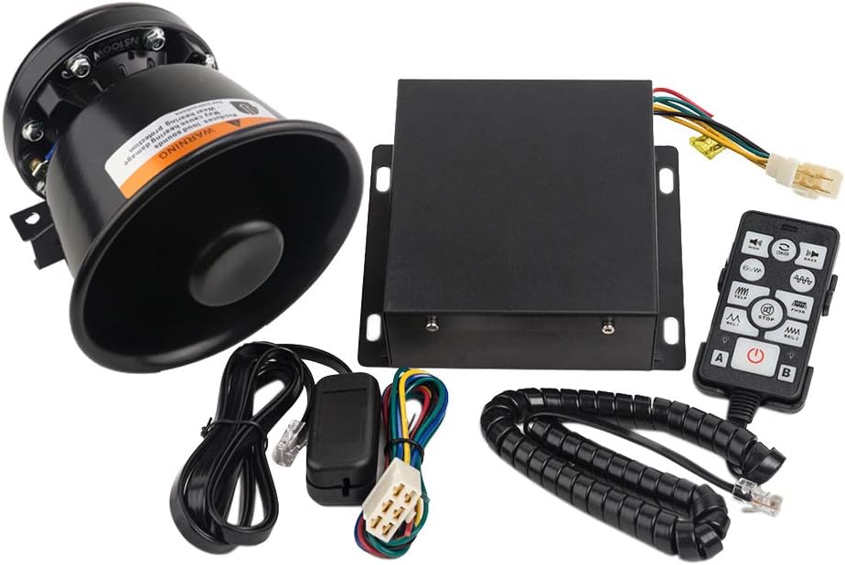 DC12V 100W Multi-Tones Wired Control with Mic Loudspeaker Emergency Electronic PA System K232715