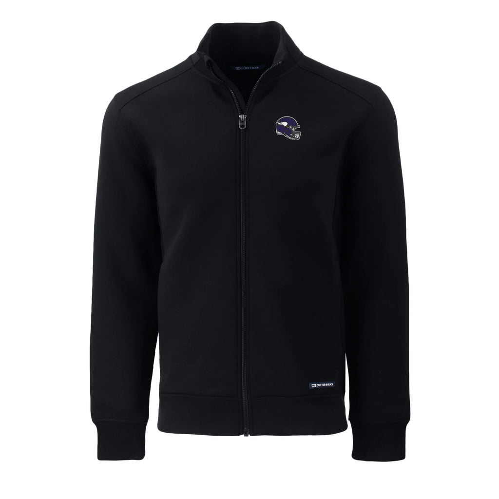 Black Recycled Full-Zip Jacket Q2738