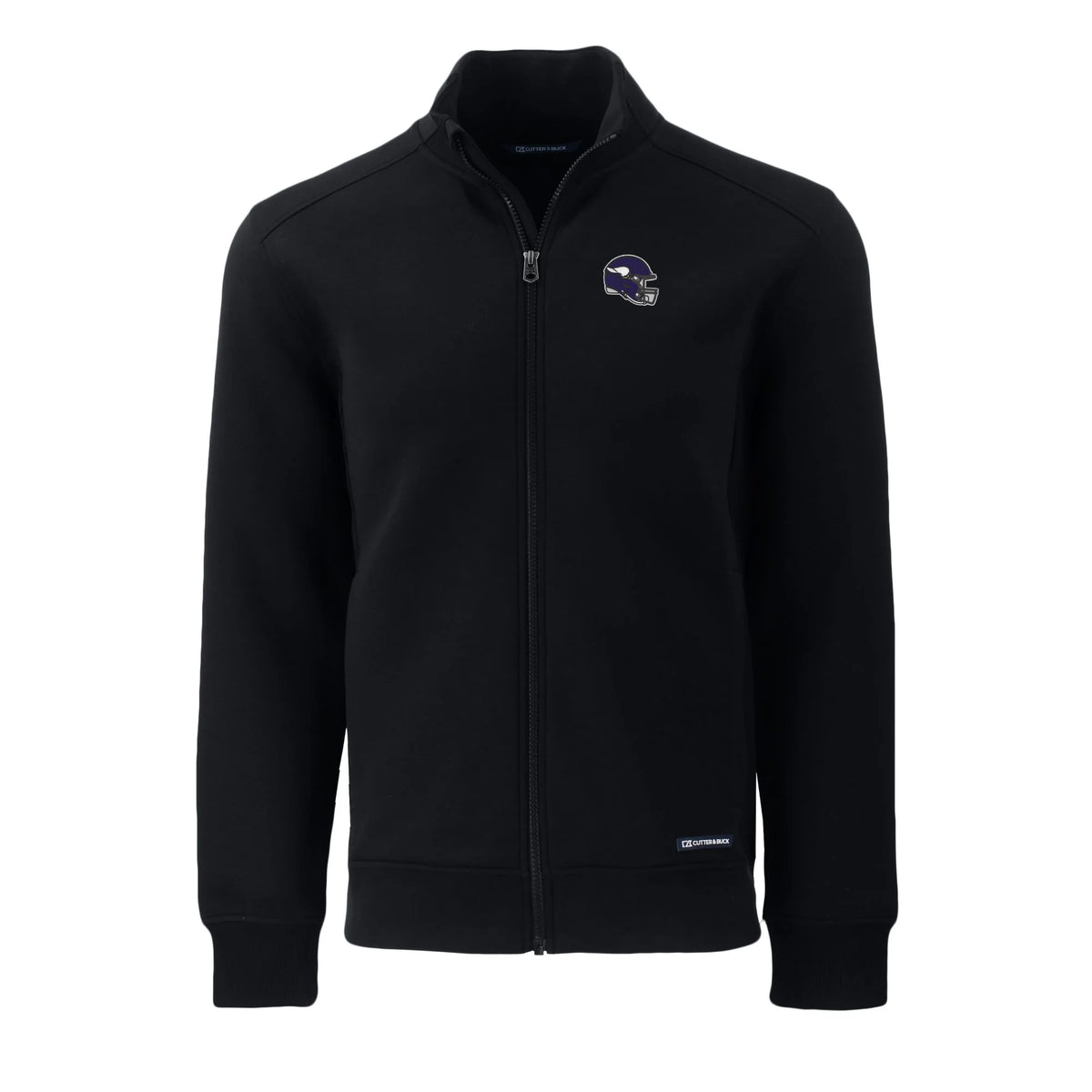 Black Recycled Full-Zip Jacket Q2738