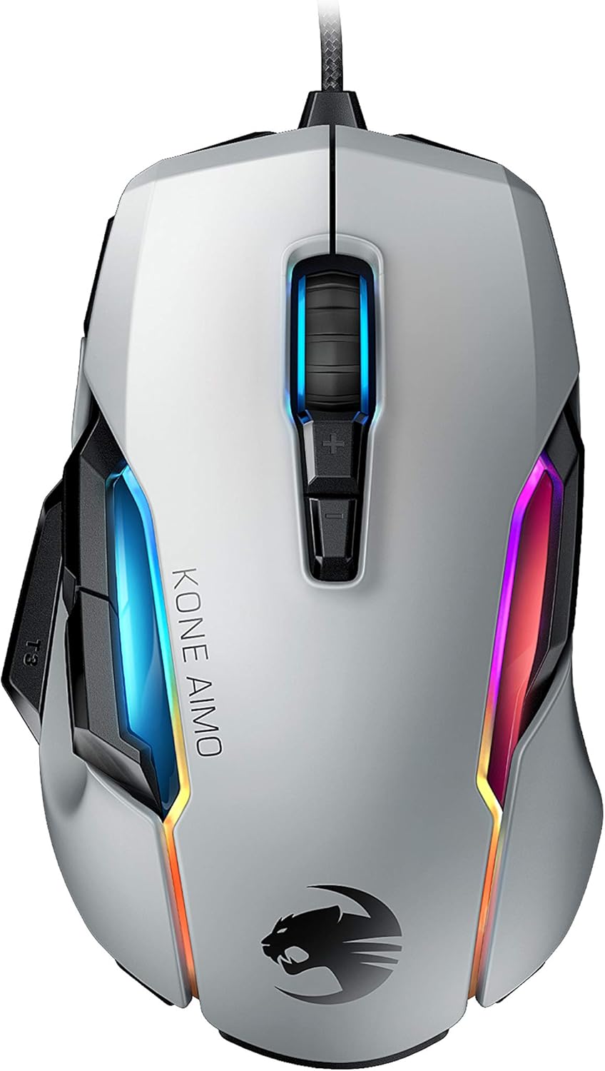 PC Gaming Mouse, Optical, RGB Backlit, 23 Programmable Keys, Black O107719