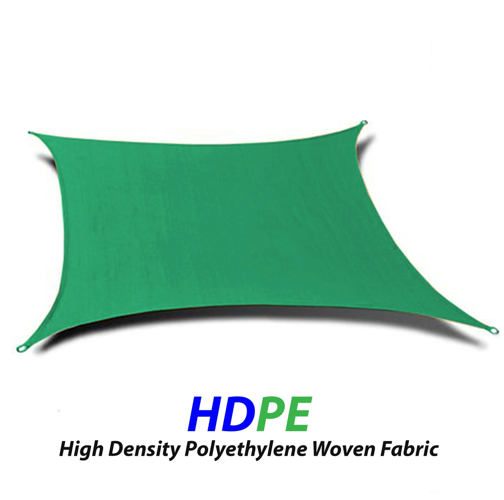 Green 12ft Quadrilateral Sun Shade Sail Y30815