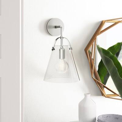Polished Nickel Armed Sconce Q234