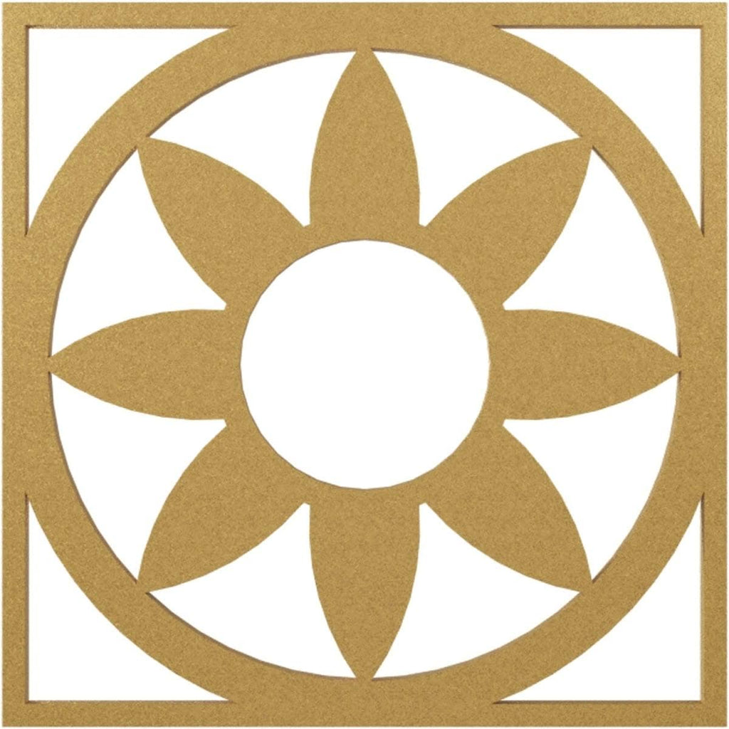 Gold PVC Pierced Ceiling Medallion N77121