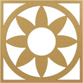 Gold PVC Pierced Ceiling Medallion N77121
