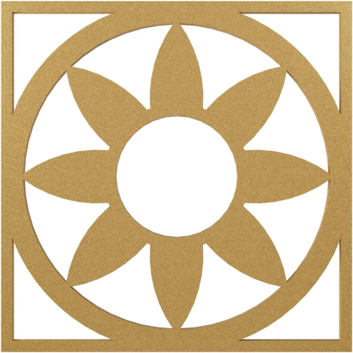 Gold PVC Pierced Ceiling Medallion N77121