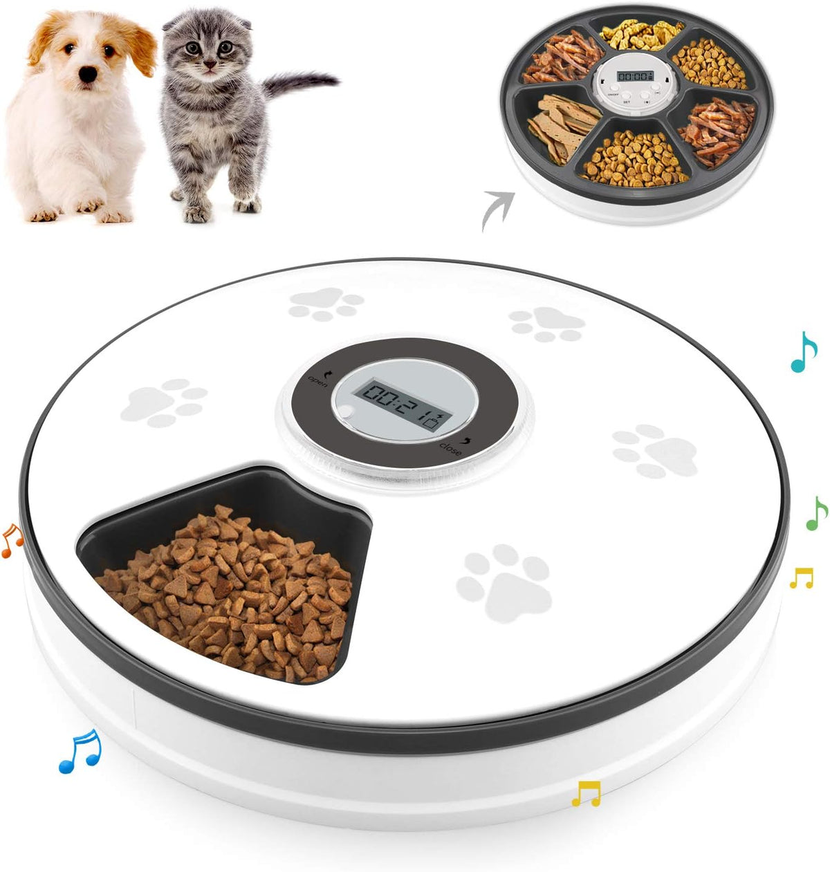 Automatic Cat Feeder with Voice Reminder Pack of 2 X212165
