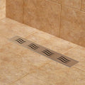 Brushed Stainless Steel Linear Shower Drain C808782